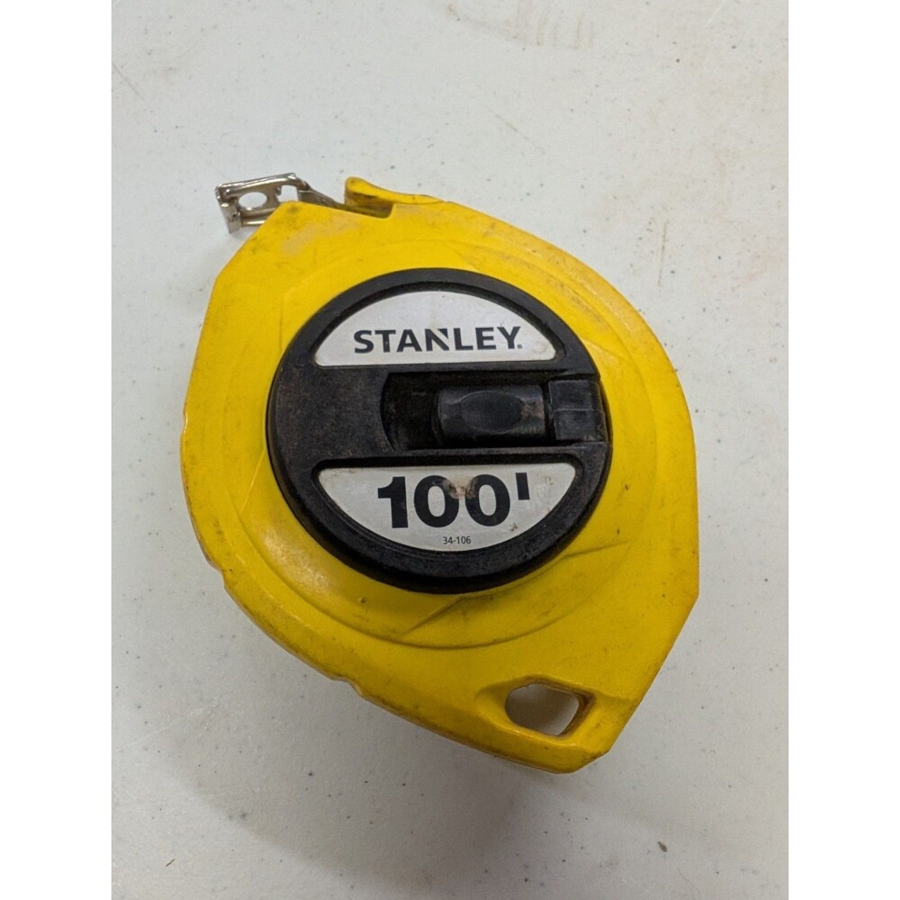 STANLEY Tape Measure 100' Yellow LongTape (34-106) USED